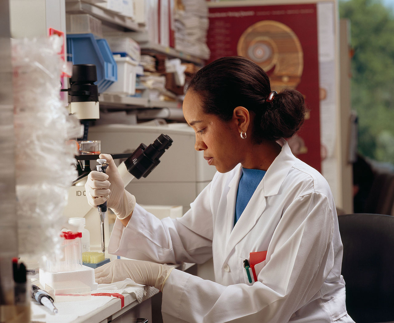 Laboratory scene illustrating peptide research from Clinical obesity