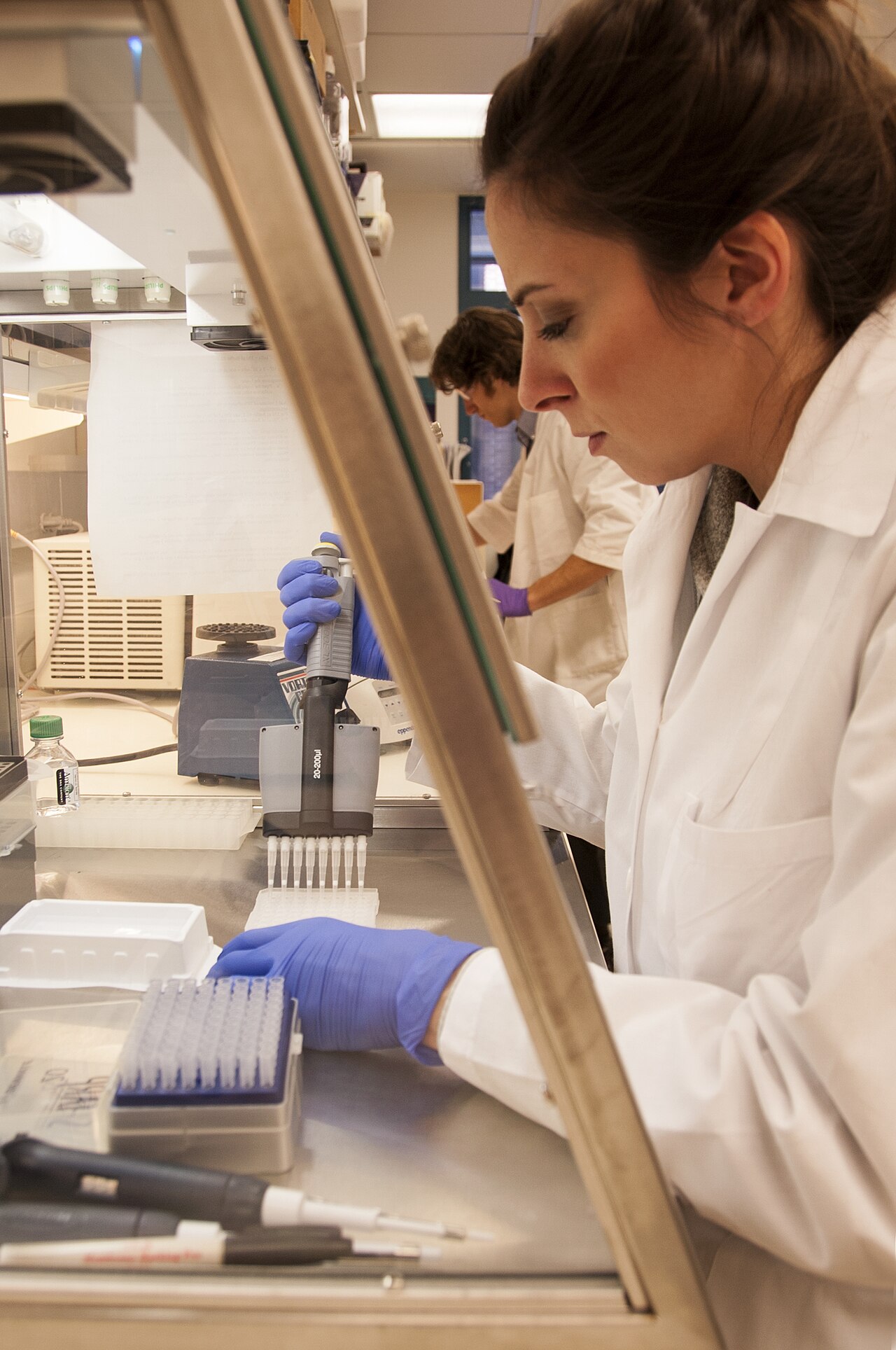 Laboratory scene illustrating peptide research from JAMA internal medicine